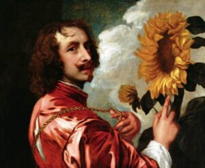 Dettagli per gioco, nel giardino dipinto