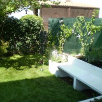 sul retro del villino a schiera sul retro del villino a schiera